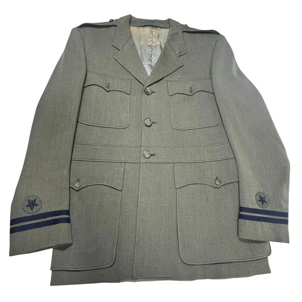 Vintage US Navy Aviation Service Green Uniform Set Novakoff Bros Korean War